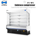 Supermarket Multi-Deck Open Display Chiller Refrigerator